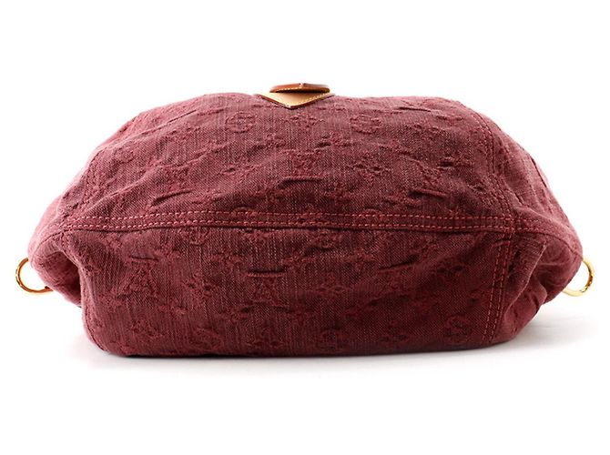 Borsa a tracolla Louis Vuitton Monogram Denim Sunshine NM Rosso - vista 3