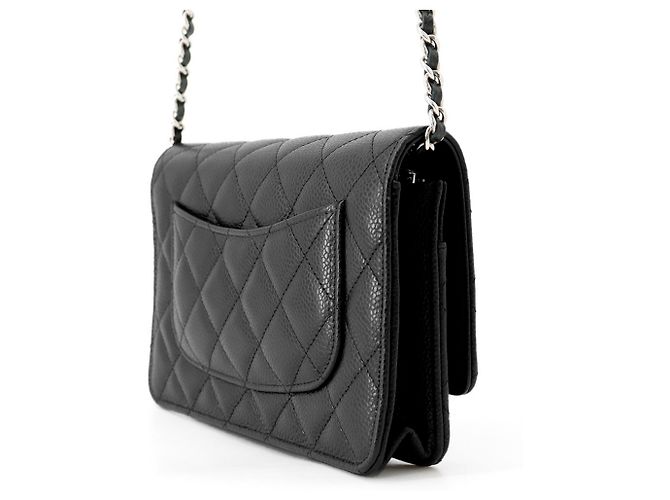 Portafoglio con catena Chanel Matelassé Nero - vista 2