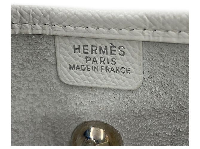 Hermès Borsa a tracolla Hermes Vespa TPM Bianco - vista 16
