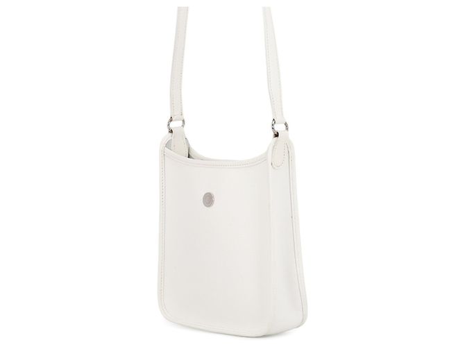 Hermès Borsa a tracolla Hermes Vespa TPM Bianco - vista 2