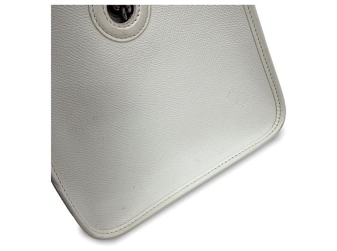 Hermès Borsa a tracolla Hermes Vespa TPM Bianco - vista 6