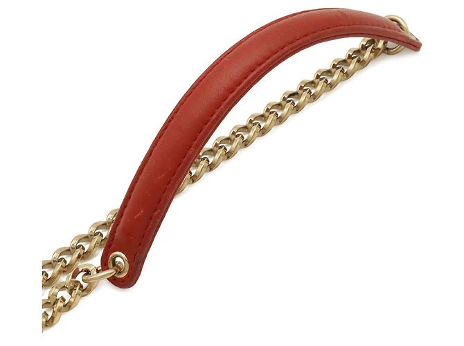Borsa a spalla Pochette Cannage Christian Dior Rosa Rosso - vista 6