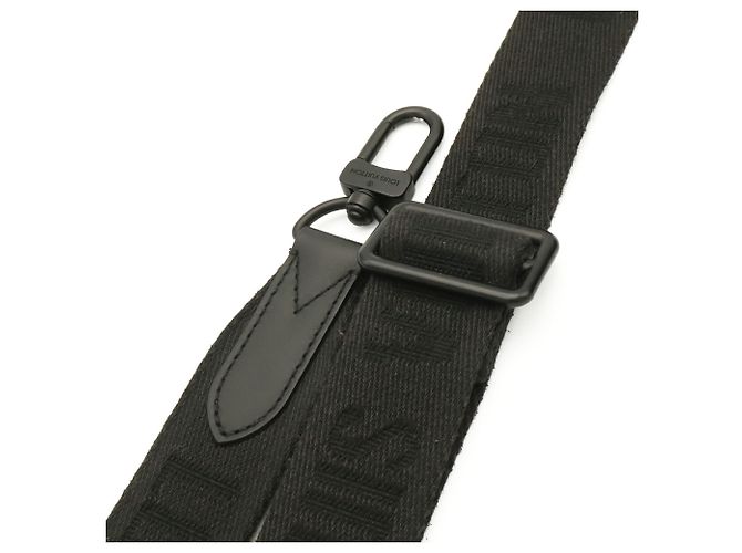 Louis Vuitton Monogram Taurillon Keepall Bandoulière 35 Nero - vista 6