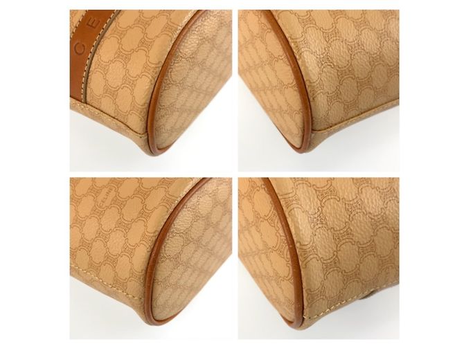 Céline Celine Vintage Macadam Beige Brown Tote Bag Braun - Ansicht 4