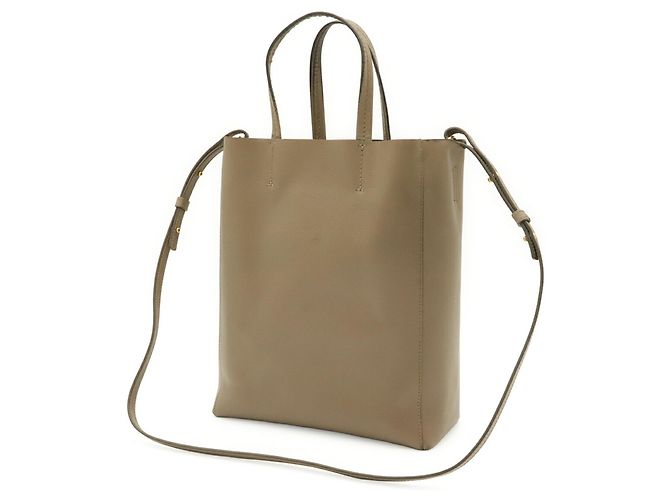 Céline Borsa Vertical Cabas Small Celine Grigio - vista 3