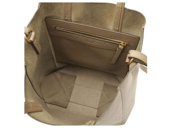 Céline Borsa Vertical Cabas Small Celine Grigio - vista 7