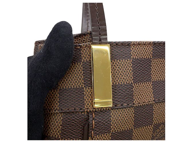 Borsa Tote Louis Vuitton Damier Ebene Maryleborn GM Marrone - vista 10