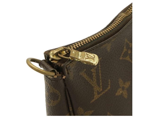 Bolso Louis Vuitton Monogram Pochette Accessoires Castaño - vista 7