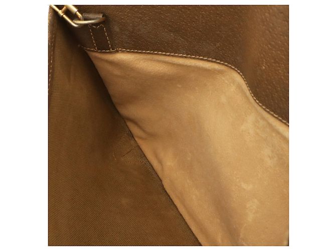 Borsa a tracolla Gucci Old GG Plus Sherry Line Marrone Beige - vista 9