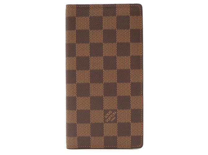 Portafoglio lungo bi-fold Louis Vuitton Damier Marrone - vista 2