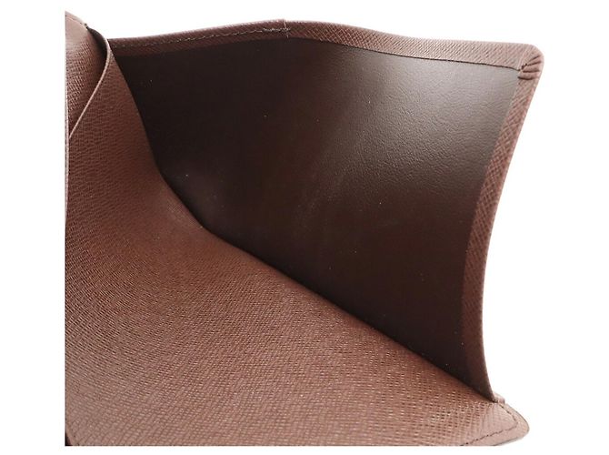 Portafoglio lungo bi-fold Louis Vuitton Damier Marrone - vista 6