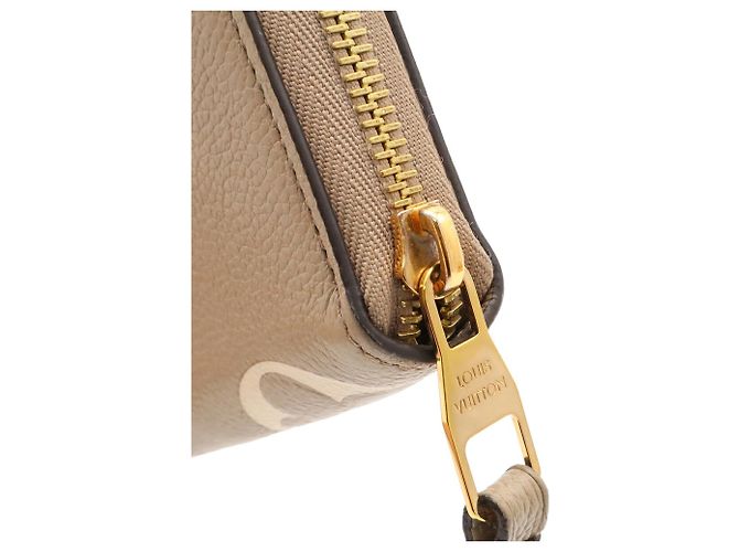 Louis Vuitton Monogram Empreinte Zippy Wallet Grau Roh - Ansicht 5