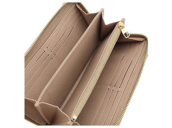 Louis Vuitton Monogram Empreinte Zippy Wallet Grau Roh - Ansicht 6