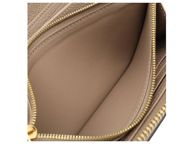 Louis Vuitton Monogram Empreinte Zippy Wallet Grau Roh - Ansicht 7