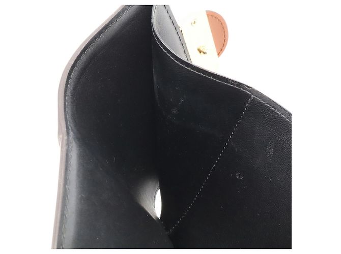 Louis Vuitton Monogram Reverse Portefeuille Dauphine Compact Tri-fold Wallet Braun Hellbraun - Ansicht 7