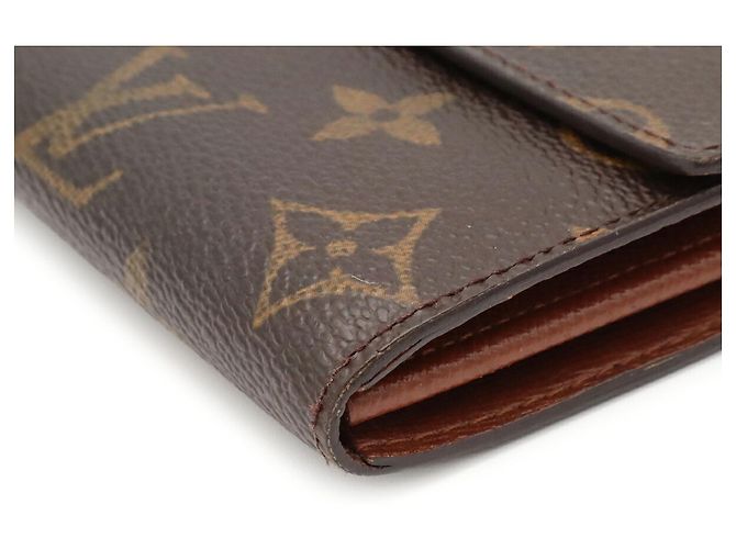 Louis Vuitton Monogram Bi-Fold Langbörse Braun - Ansicht 4