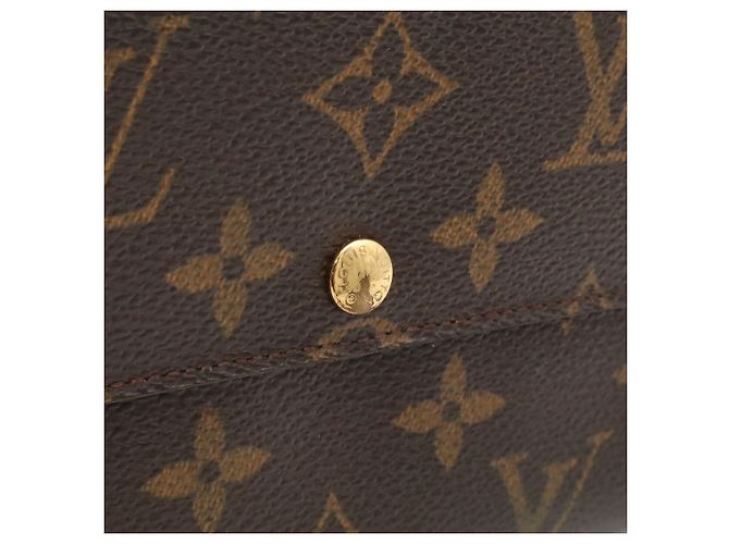 Louis Vuitton Monogram Bi-Fold Langbörse Braun - Ansicht 5