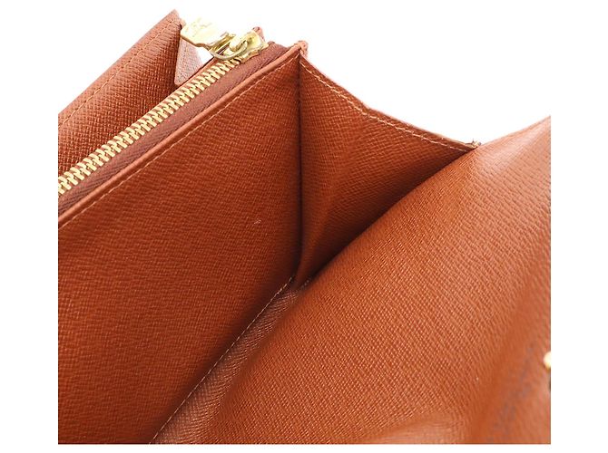 Louis Vuitton Monogram Bi-Fold Langbörse Braun - Ansicht 9