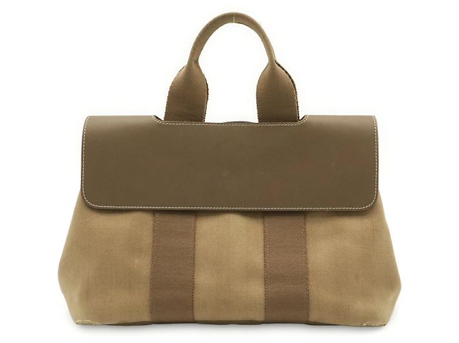 Hermès Borsa a mano/Tote Bag HERMES Valparaiso PM Taupe - vista 2
