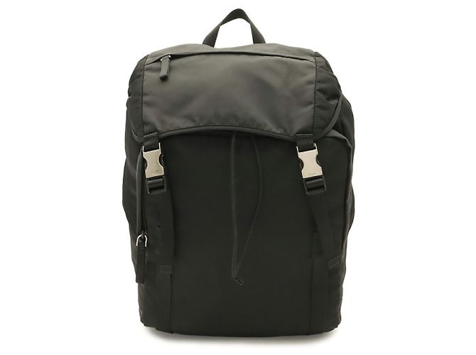 Zaino Prada in nylon e pelle nera Nero - vista 2