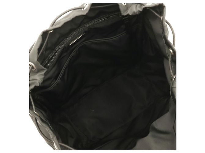Zaino Prada in nylon e pelle nera Nero - vista 8