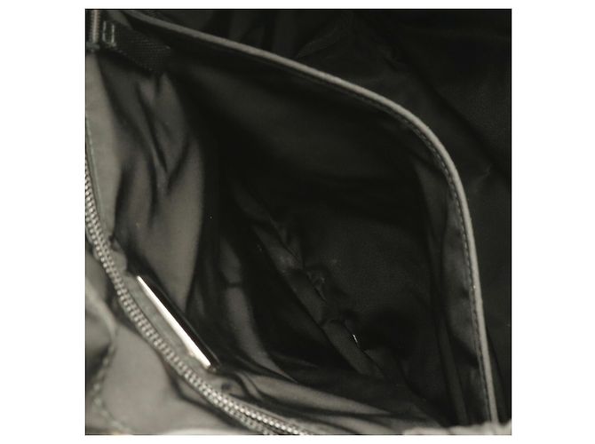 Zaino Prada in nylon e pelle nera Nero - vista 9