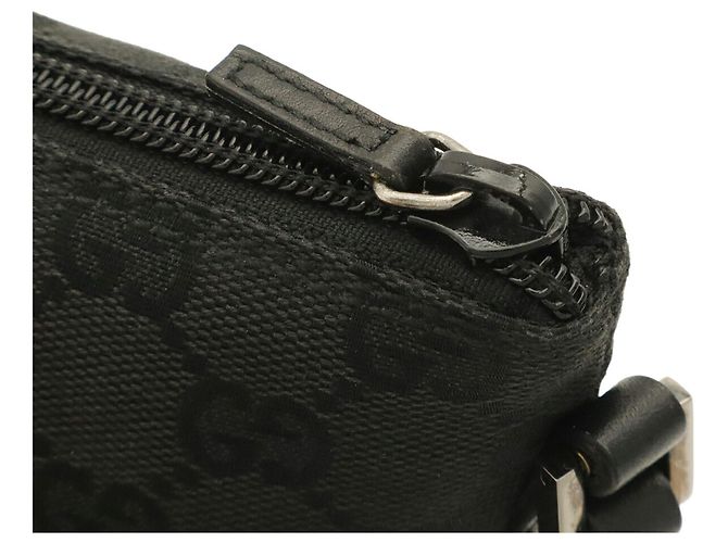 Pochette a mano GUCCI GG Canvas Nero - vista 8