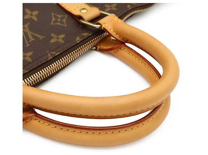 Louis Vuitton Monogram Keepall Bandoulière 55 Boston Bag Marrone - vista 5