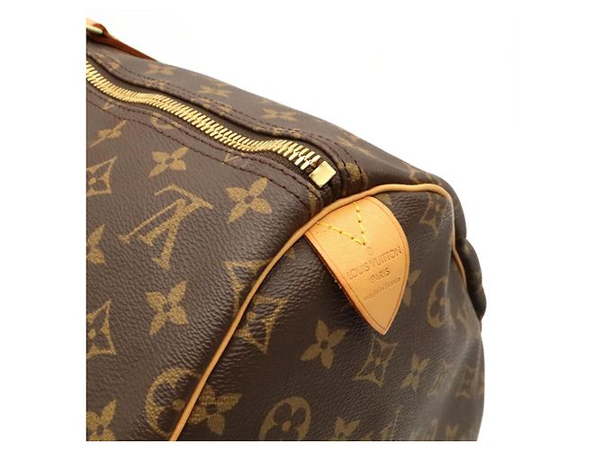 Louis Vuitton Monogram Keepall 55 Boston Bag Braun - Ansicht 10