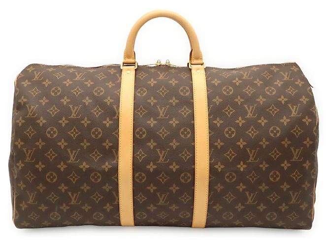 Louis Vuitton Monogram Keepall 55 Boston Bag Braun - Ansicht 2