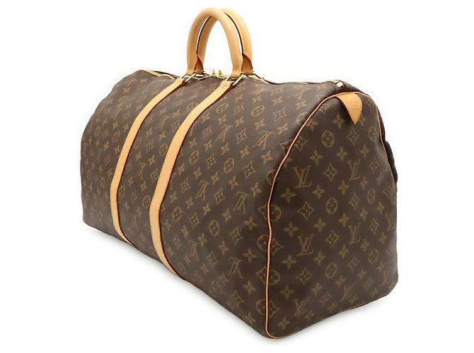 Louis Vuitton Monogram Keepall 55 Boston Bag Braun - Ansicht 3
