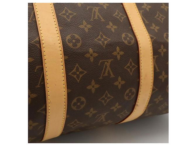 Louis Vuitton Monogram Keepall 55 Boston Bag Braun - Ansicht 8