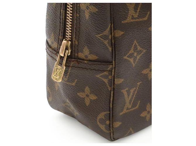Louis Vuitton Monogram Trousse Toilette 28 Clutch Bag Marrone - vista 6
