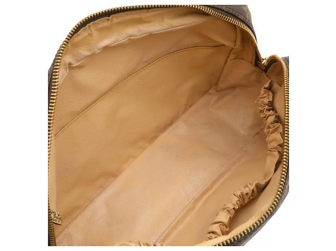 Louis Vuitton Monogram Trousse Toilette 28 Clutch Bag Marrone - vista 7