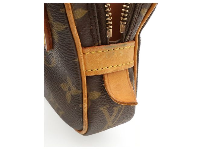 Borsa a tracolla Louis Vuitton Monogram Marly Bandoulière Marrone - vista 10