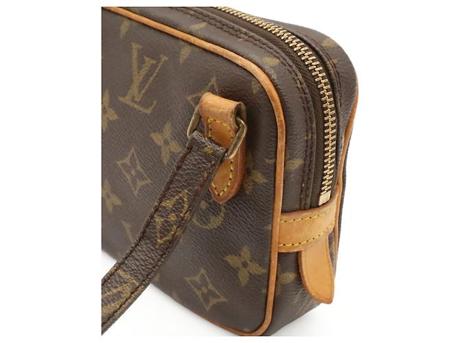 Borsa a tracolla Louis Vuitton Monogram Marly Bandoulière Marrone - vista 5
