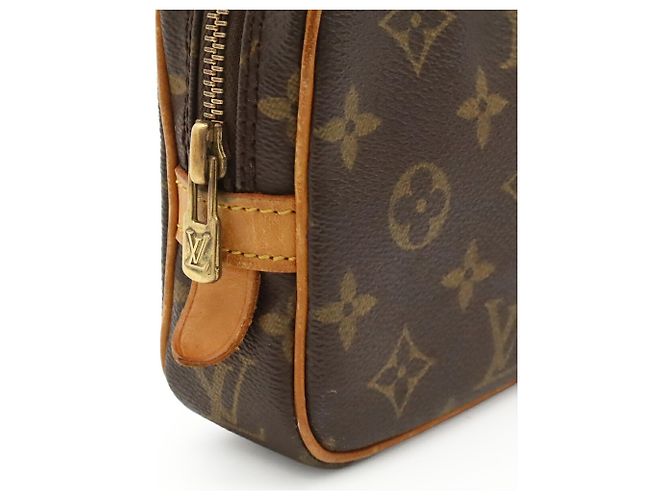 Borsa a tracolla Louis Vuitton Monogram Marly Bandoulière Marrone - vista 8