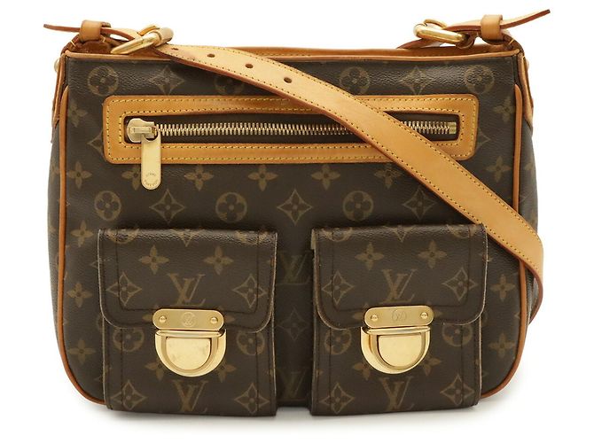 Louis Vuitton Monogram Hudson GM Schultertasche Braun - Ansicht 2