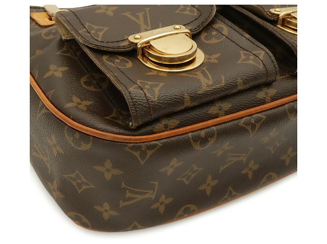 Louis Vuitton Monogram Hudson GM Schultertasche Braun - Ansicht 4