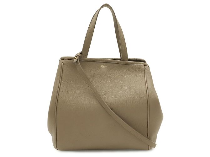 Cabas Céline Borsa Tote Small Fold Celine Grigio - vista 2