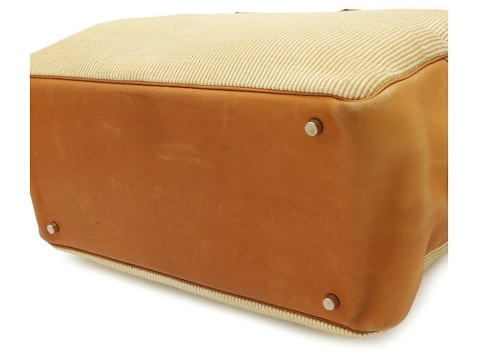 Hermès Borsa Boston Hermes Victoria 45 Marrone chiaro - vista 4