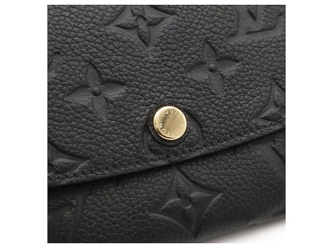 Portafoglio bi-fold Louis Vuitton Monogram Empreinte Nero - vista 5