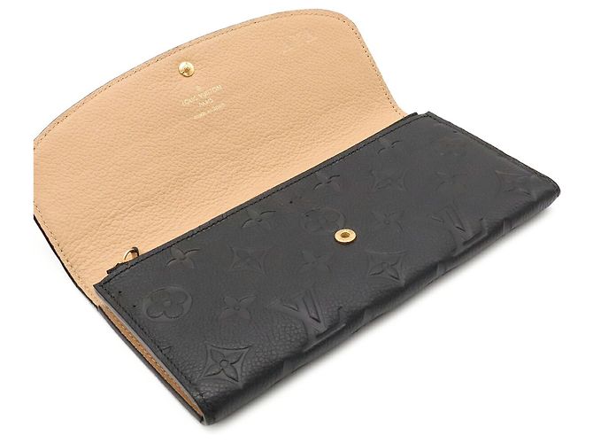 Portafoglio bi-fold Louis Vuitton Monogram Empreinte Nero - vista 6
