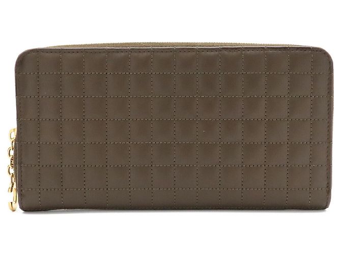 Céline Celine C-Charm Large Zip Wallet in Dark Olive Olivgrün - Ansicht 2