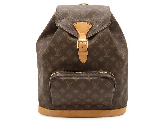 Zaino e Borsa a Tracolla Louis Vuitton Monogram Montsouris GM Marrone - vista 2
