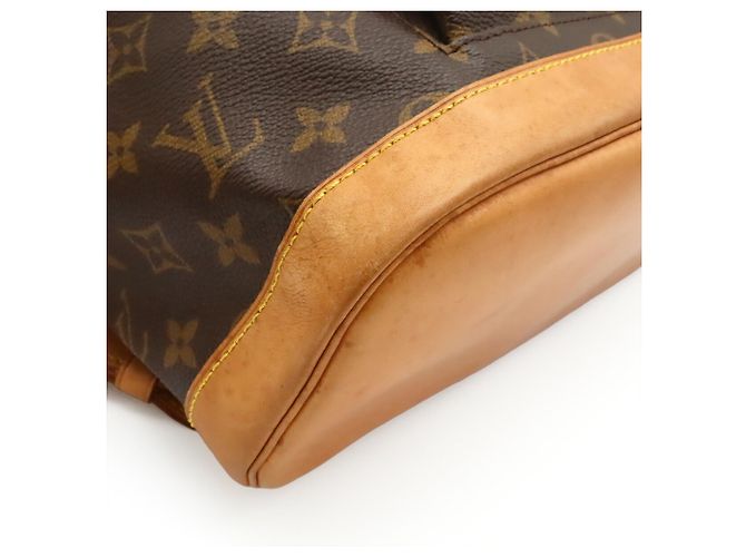 Zaino e Borsa a Tracolla Louis Vuitton Monogram Montsouris GM Marrone - vista 4