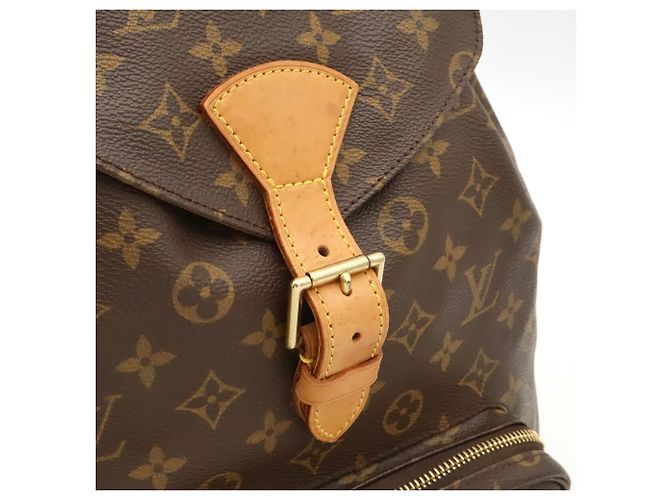 Zaino e Borsa a Tracolla Louis Vuitton Monogram Montsouris GM Marrone - vista 7