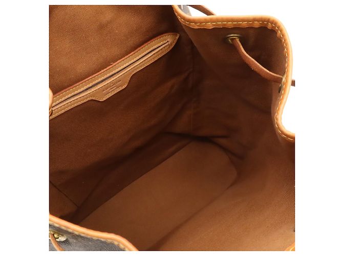 Zaino e Borsa a Tracolla Louis Vuitton Monogram Montsouris GM Marrone - vista 8