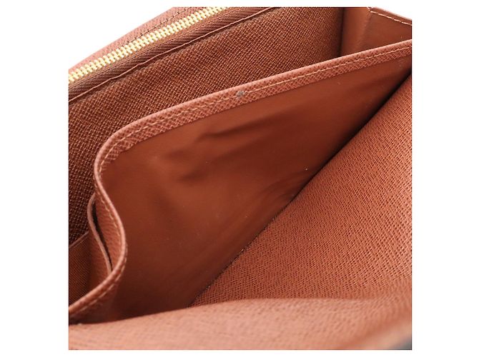Louis Vuitton Monogram Portefeuille Sarah Bi-fold Long Wallet Marrone - vista 10