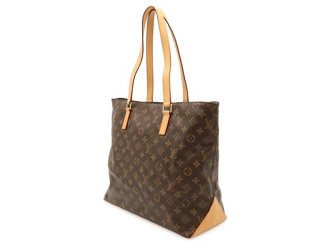 Borsa Cabas Mezzo Monogram Louis Vuitton Marrone - vista 3